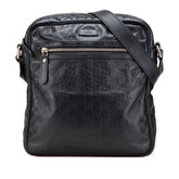 グッチ グッチシマ 斜め掛け ショルダーバッグ 201448 ブラック レザー レディース GUCCI 【中古】